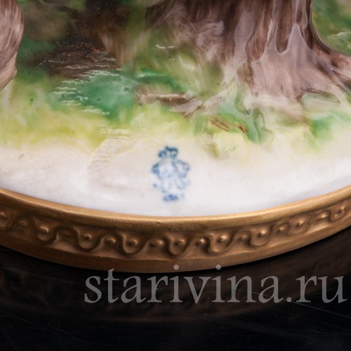 Фарфоровая фигурка Дети на качелях, Volkstedt, Германия, вт. пол. 20 в.