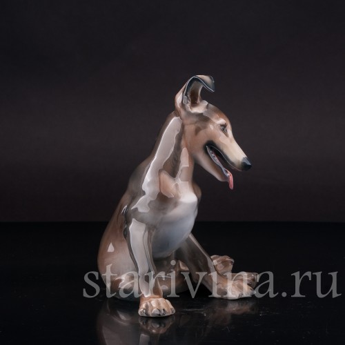 Фарфоровая статуэтка собаки Щенок овчарки, Rosenthal, Германия, 1936 год.