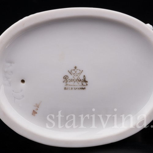 Фарфоровая фигурка собаки Кинг-чарльз-спаниель (английский спаниель), миниатюра, Rosenthal, Германия, 1920-30 гг.