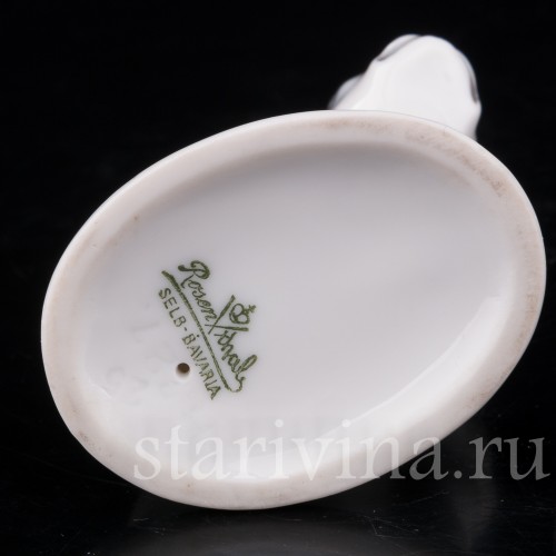 Фарфоровая фигурка собаки Щенок французского бульдога, миниатюра, Rosenthal, Германия, 1924 год.