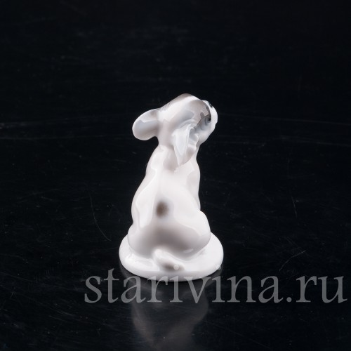 Фарфоровая фигурка собаки Щенок французского бульдога, миниатюра, Rosenthal, Германия, 1924 год.