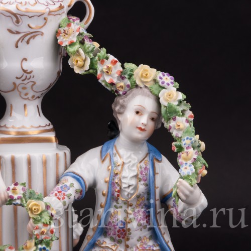 Фарфоровая композиция Влюбленная пара, Royal Wien, Австрия, нач. 20 в.