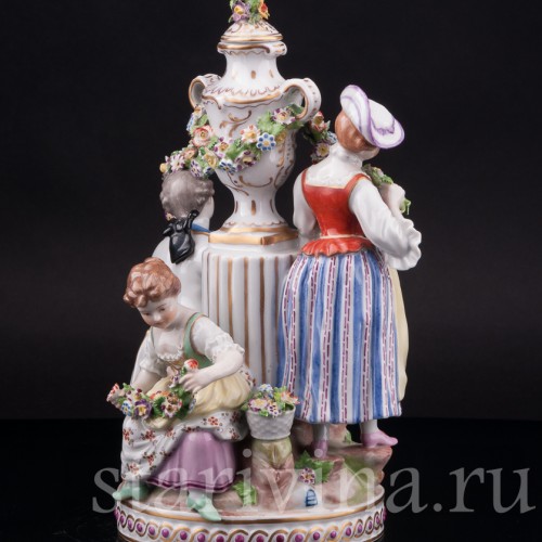 Фарфоровая композиция Влюбленная пара, Royal Wien, Австрия, нач. 20 в.