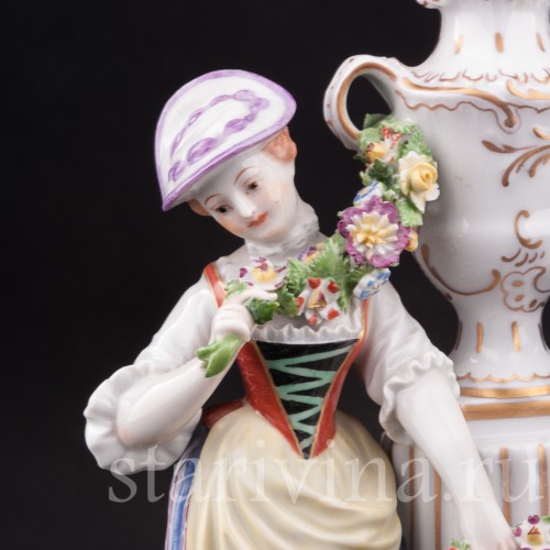 Фарфоровая композиция Влюбленная пара, Royal Wien, Австрия, нач. 20 в.