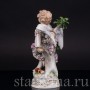 Фарфоровая статуэтка Купидон, связанный гирляндами из роз , Meissen, Германия, сер.19 - нач.20 вв.