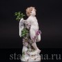 Фарфоровая статуэтка Купидон, связанный гирляндами из роз , Meissen, Германия, сер.19 - нач.20 вв.