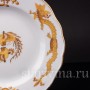 Пирожковая тарелка Жёлтый дракон, Meissen, Германия, 1945-47 гг.