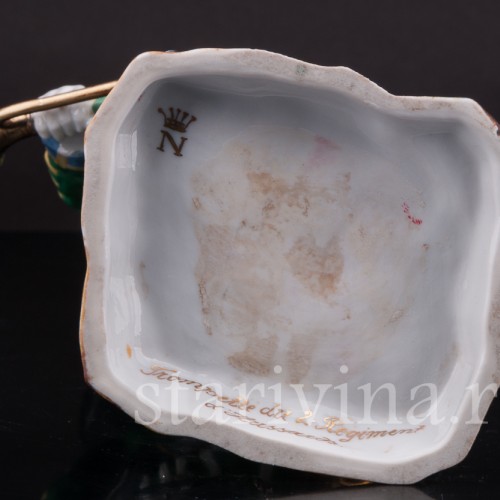 Фарфоровая статуэтка солдата Трубач 2го гусарского полка, Carl Thieme, Германия, нач. 20 в.