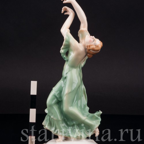 Фарфоровая статуэтка танцовщицы Айседора Дункан, Karl Ens, Германия, 1920-30 гг.