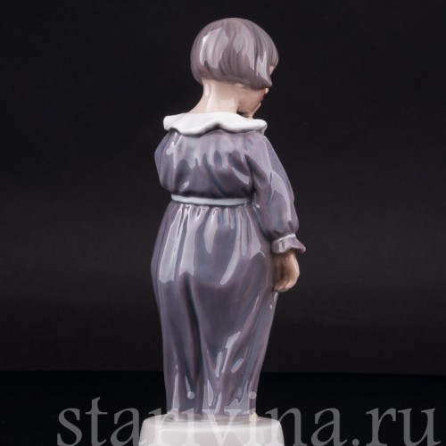 Фигурка из фарфора Девочка в ночной рубашке, Dahl Jensen, Дания, 1920-80 гг.
