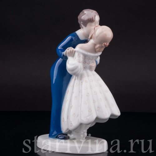 Статуэтка из фарфора Юношеская смелость, Bing & Grondahl, Дания, 1948-52 гг.