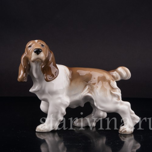 Фигурка собаки из фарфора Кокер спаниель, Hutschenreuther, Германия, вт. пол. 20 в.