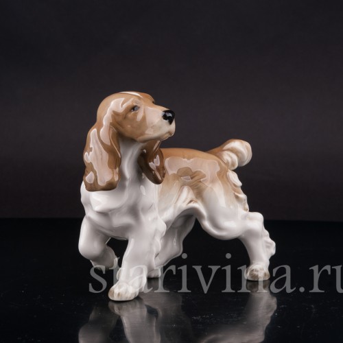 Фигурка собаки из фарфора Кокер спаниель, Hutschenreuther, Германия, вт. пол. 20 в.