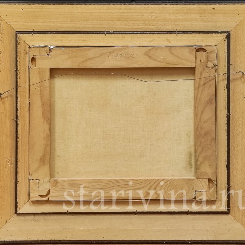 Картина маслом на холсте Под сенью деревьев, Франция, сер. 20 в.