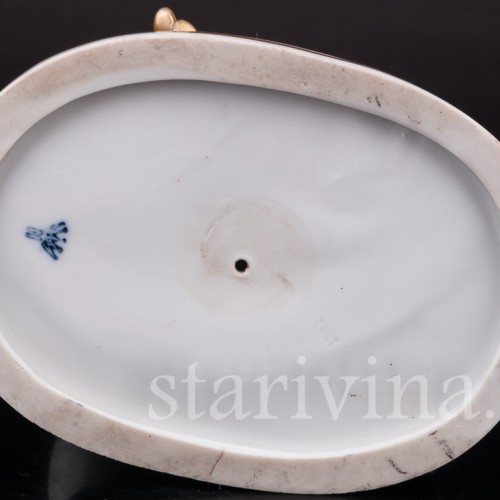 Фарфоровая статуэтка Дама в шляпе с лютней, Ernst Bohne Sohne, Германия, нач. 20 в.