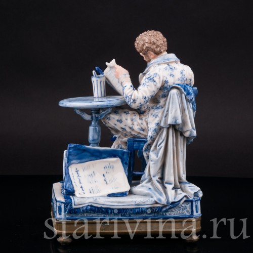 Фарфоровая статуэтка Свежие новости, Dressel, Kister & Co, Германия, нач. 20 в.