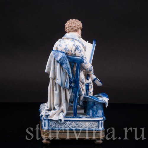 Фарфоровая статуэтка Свежие новости, Dressel, Kister & Co, Германия, нач. 20 в.