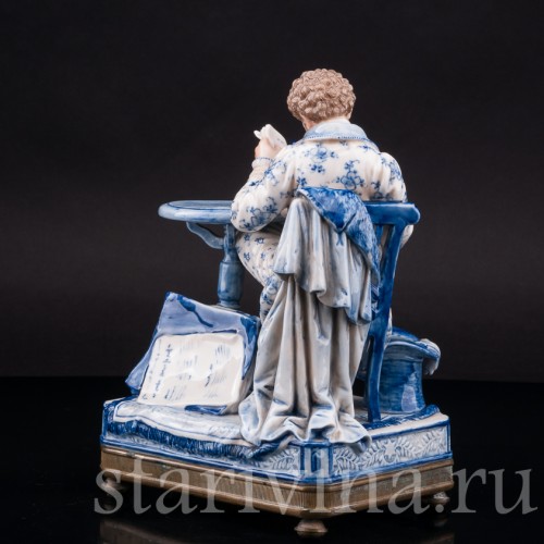Фарфоровая статуэтка Свежие новости, Dressel, Kister & Co, Германия, нач. 20 в.