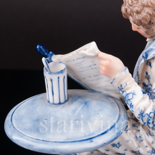 Фарфоровая статуэтка Свежие новости, Dressel, Kister & Co, Германия, нач. 20 в.