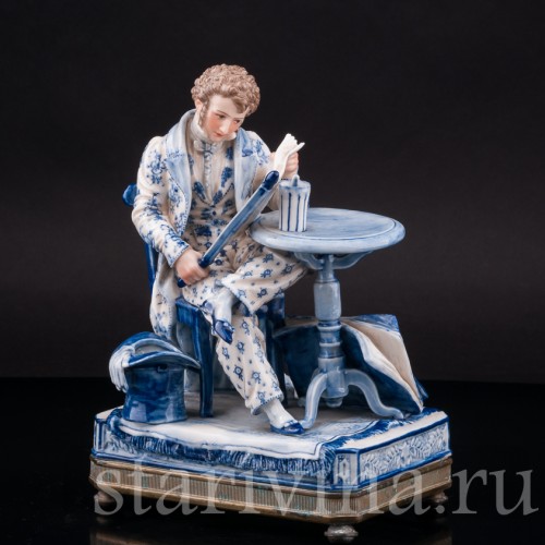 Фарфоровая статуэтка Свежие новости, Dressel, Kister & Co, Германия, нач. 20 в.