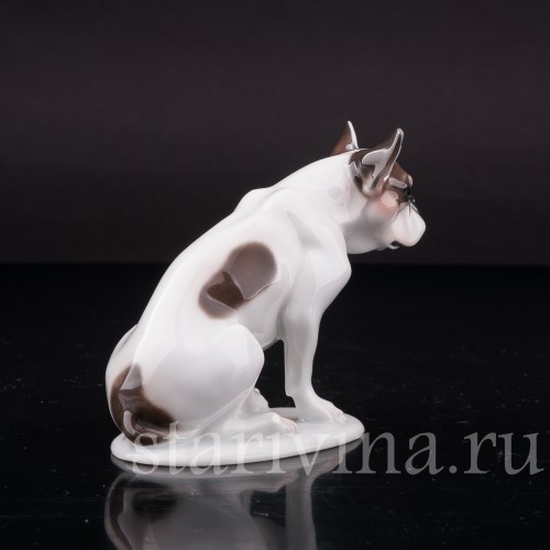 Сидящий французский бульдог., Rosenthal, Германия, 1920 гг