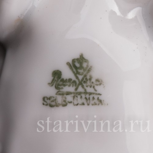 Фигурка собаки из фарфора Стоящий французский бульдог, Rosenthal, Германия, 1920-30 гг.