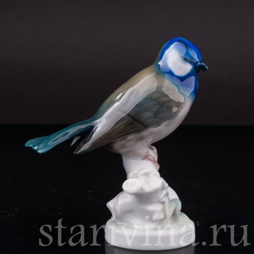 Статуэтка птицы из фарфора Лазоревка, Rosenthal, Германия, 1929 г.