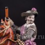 Фарфоровая статуэтка Полководец на коне, Salvador Mallol, Испания, вт. пол. 20 в.