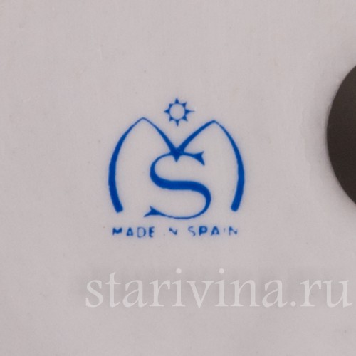 Фарфоровая статуэтка Полководец на коне, Salvador Mallol, Испания, вт. пол. 20 в.