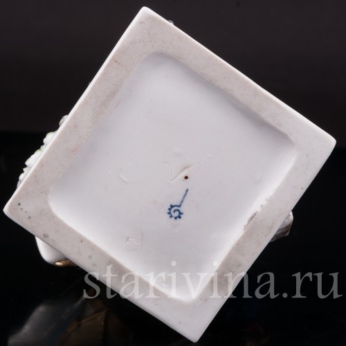 Фарфоровая статуэтка Гусарский офицер, Dressel, Kister & Co, Германия.