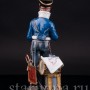 Фарфоровая статуэтка Гусарский офицер, Dressel, Kister & Cie, Германия.