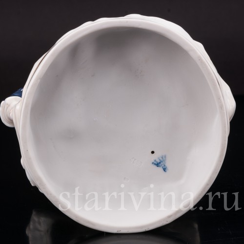 Фарфоровая статуэтка Дети со щенком, Ernst Bohne Sohne, Германия, нач. 20 века.