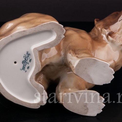 Фигурка из фарфора Бурый медведь, Rorstrand, Швеция, перв.пол. 20 в.