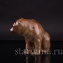 Фигурка из фарфора Бурый медведь, Rorstrand, Швеция, перв.пол. 20 в.