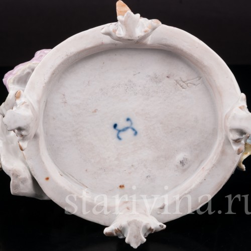 Фарфоровая статуэтка Тет-а-тет, влюбленная пара Dressel, Kister & Co, Германия, кон. 19 - нач.20 вв.