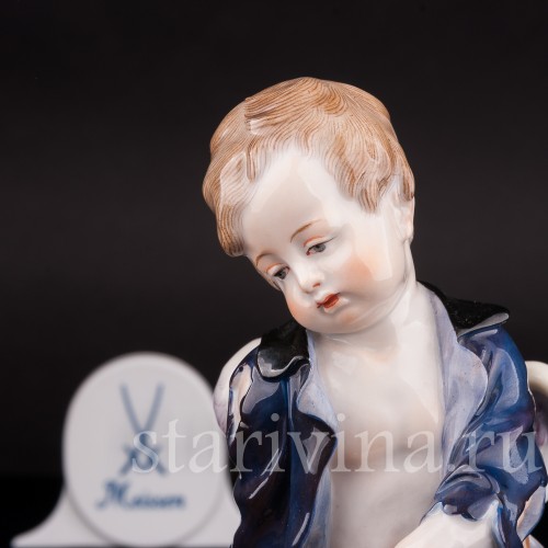 Фарфоровая статуэтка Купидон-нищий, Meissen, Германия, кон.19 - нач.20 вв.
