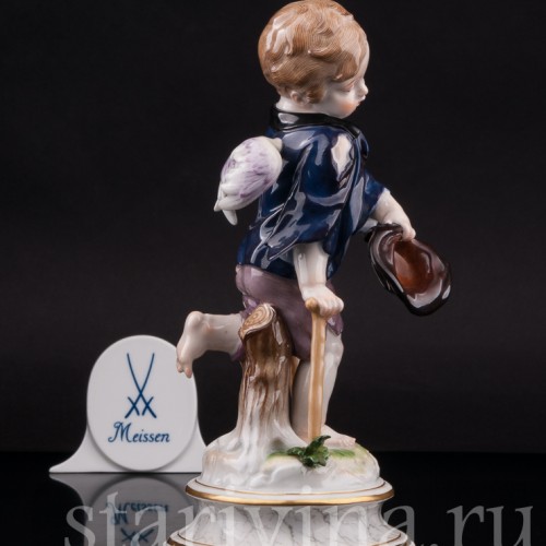 Фарфоровая статуэтка Купидон-нищий, Meissen, Германия, кон.19 - нач.20 вв.