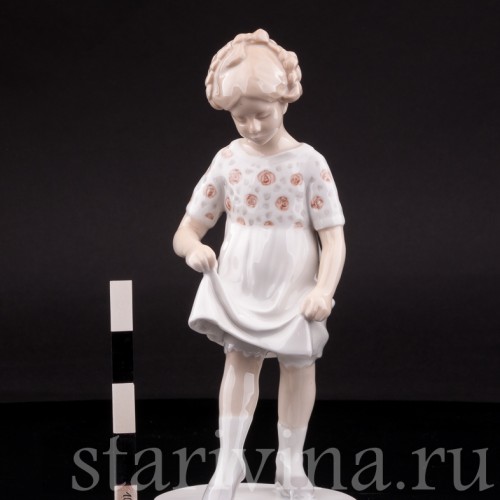 Фарфоровая статуэтка девочки Юная балерина Bing & Grondahl, Дания, 1952-58 гг.