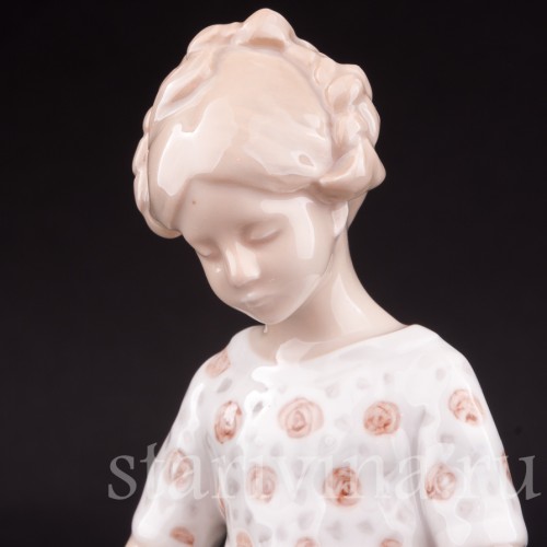 Фарфоровая статуэтка девочки Юная балерина Bing & Grondahl, Дания, 1952-58 гг.