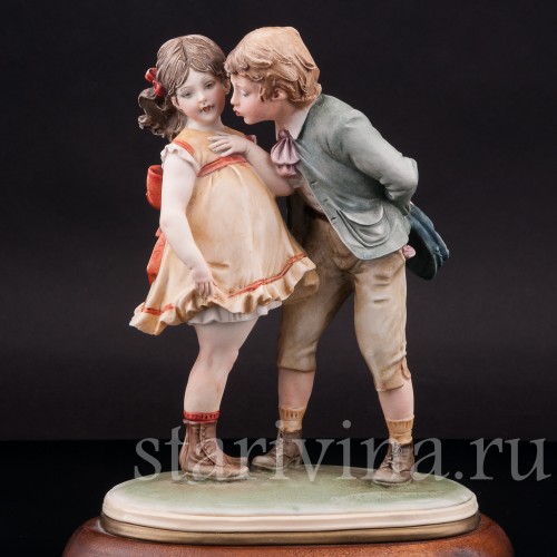 Фарфоровая фигурка Поцелуй, Bruno Merli, Италия, 1981 год.