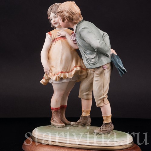 Фарфоровая фигурка Поцелуй, Bruno Merli, Италия, 1981 год.