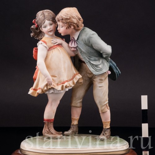 Фарфоровая фигурка Поцелуй, Bruno Merli, Италия, 1981 год.