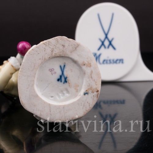 Фарфоровая статуэтка Официант, Cries de Paris, Meissen, Германия, сер. 19 - нач. 20 в.