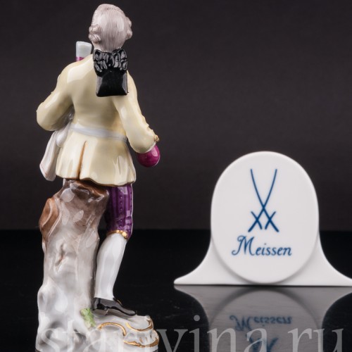 Фарфоровая статуэтка Официант, Cries de Paris, Meissen, Германия, сер. 19 - нач. 20 в.
