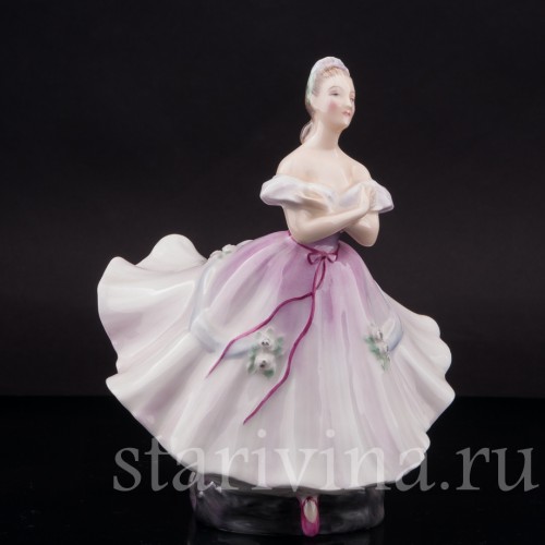 Статуэтка из фарфора Балерина, Royal Doulton, Великобритания, 1952 г.