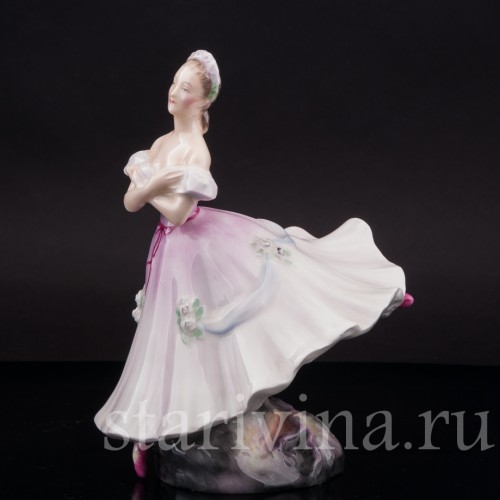 Статуэтка из фарфора Балерина, Royal Doulton, Великобритания, 1952 г.