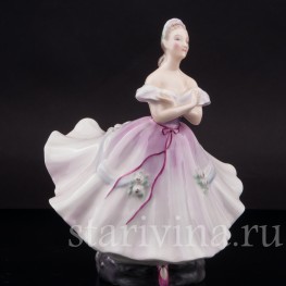 Статуэтка из фарфора Балерина, Royal Doulton, Великобритания, 1952 г.