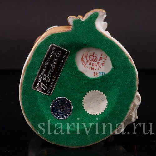 Фарфоровая статуэтка Путешественник, Antonio Borsato, Италия, сер. 20 в.