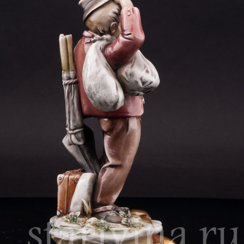 Фарфоровая статуэтка Путешественник, Antonio Borsato, Италия, сер. 20 в.