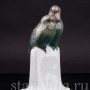 Фарфоровая статуэтка птиц Два волнистых попугая, Rosenthal, Германия, 1915 г.